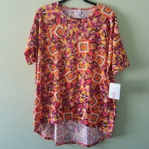 LuLaRoe | BNWT Irma Shirt S  💚💛🧡💜💙